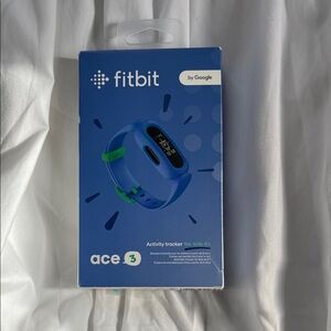 Fitbit Ace 3 Kids Smartwatch - Blue and Green